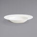 A Front of the House Catalyst European White Porcelain Bowl on a white background.