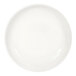 A large, round, white porcelain bowl.