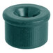 A close-up of a green plastic Regency Nuts for Shelving Posts.