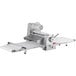 A white and silver Estella countertop dough sheeter.