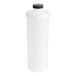 A Server 1 liter white plastic bottle with a black cap.