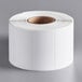 A roll of Globe white labels.