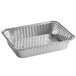 A silver Choice rectangular foil roast/lasagna pan.