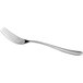 An Arcoroc stainless steel salad/dessert fork with a silver handle.