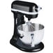 KitchenAid KP26M1XOB Onyx Black Professional 600 Series 6 Qt. Countertop Mixer