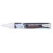 A Deflecto white marker with a white cap and a label that reads "Wet"