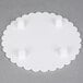 a white round object with holes