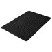 Guardian 24020300 24 inch x 36 inch Black Flex Step Rubber Anti-Fatigue Floor Mat