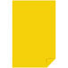 A yellow rectangular object with a white border