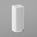 A white rectangular Linksys Velop mesh WiFi node with holes.