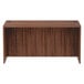 A walnut Alera Valencia desk shell.