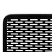 A black punched metal Artistic business card holder.