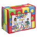 A box of Wonder Foam assorted color blocks with blocks in it.