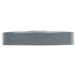 A grey circular plastic Metro shelf part.