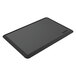 a black rectangular object with a white background