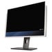 An Innovera privacy filter on a computer monitor with a black screen.