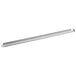 An Avantco silver metal divider bar with a long handle.