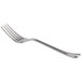 A Libbey stainless steel dinner fork with a silver handle.