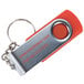 A Merrychef USBKEY menu key with an orange key chain.