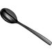 A black Chef & Sommelier dessert spoon with a long handle.