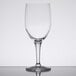 A Stolzle clear wine glass on a white background.