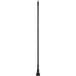 A long black metal pole with a black tip.