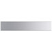 A silver rectangular Regency stainless steel pass-through shelf.