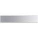 A rectangular silver stainless steel pass-through shelf.