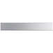 A silver rectangular Regency stainless steel pass-through shelf.