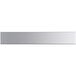A silver rectangular Regency stainless steel pass-through shelf.