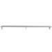 A long silver Regency stainless steel pass-through shelf.