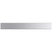 A silver rectangular Regency stainless steel pass-through shelf.