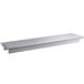 A silver Regency pass-through shelf with a white background.