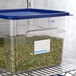 A pack of Puracycle washable day of the week labels with a blue lid on top.