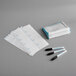 A Puracycle Remarkable Washable Plain Label Kit with foodservice markers and microfiber cloths on a table.