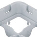 A white plastic Cambro shelf with 36 compartments.