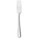 A Libbey stainless steel dinner fork with a silver handle.