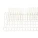A white Metro Metromax iQ drying rack with many rows of white objects.