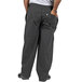 a person wearing black pants