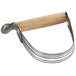 A Fox Run metal wire pastry blender with a wood handle.