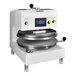 A white DoughXpress automatic pizza and tortilla dough press with a digital display.