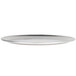 An American Metalcraft heavy weight aluminum pizza pan with a white background.