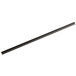 A long black stick on a white background.