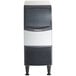 A black and white Scotsman undercounter ice machine on a white background.