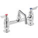 a close up of a faucet