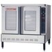 A large metal Blodgett liquid propane convection oven with glass doors.