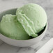 A bowl of mint I. Rice Italian Ice.