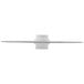 A white plastic Robot Coupe 0.7 mm fine pulp grating disc with a metal strip.