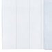 A white rectangular sheet with a black border and white stripe.