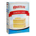 A white and yellow box of Krusteaz Professional Lemon Cake Mix.